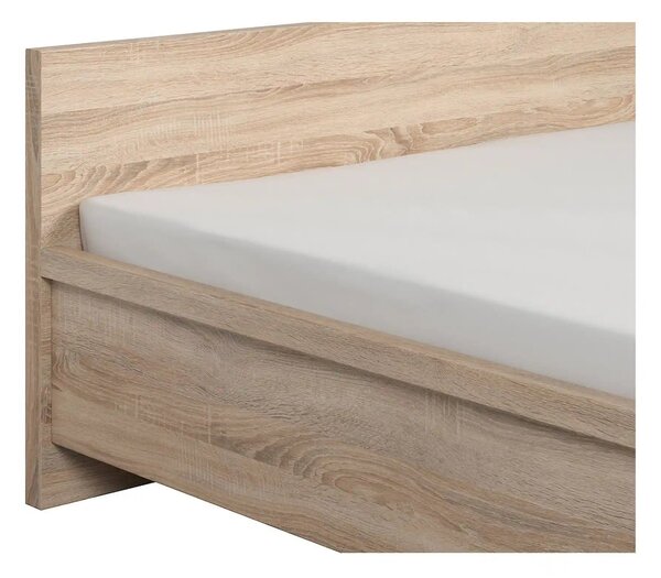Cadru pat KASPIAN 140x200, stejar sonoma, PAL laminat