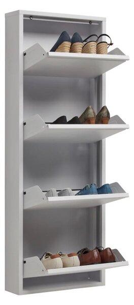 Pantofar FLY, alb, metal, 50x15x137 cm