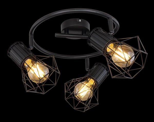 Globo 54017-3 - Lampă spot PRISKA 3xE27/40W/230V