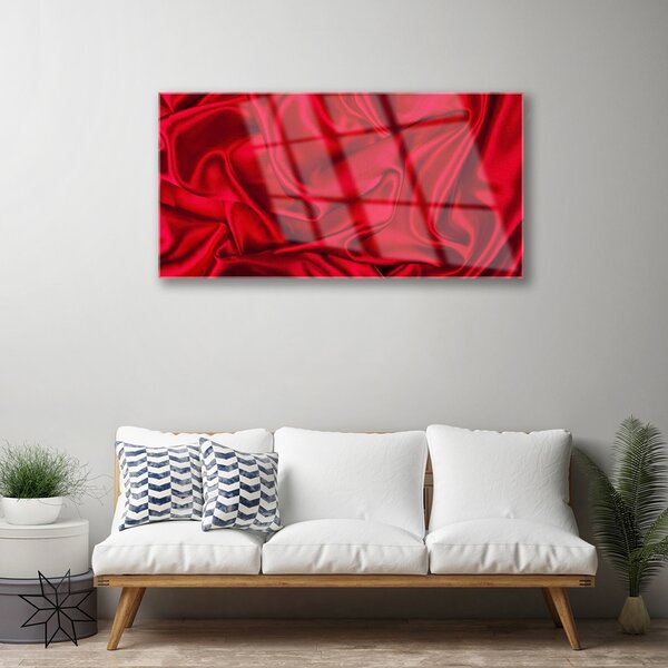 Tablou pe sticla Cashmere Art Red