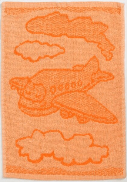 Prosop pentru copii BEBÉ avion portocaliu 30x50 cm