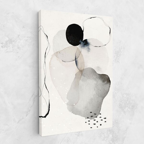 Tablou Canvas, 20x30cm, Dormitor si Living, Abstracte, Minimaliste, Water Color Art
