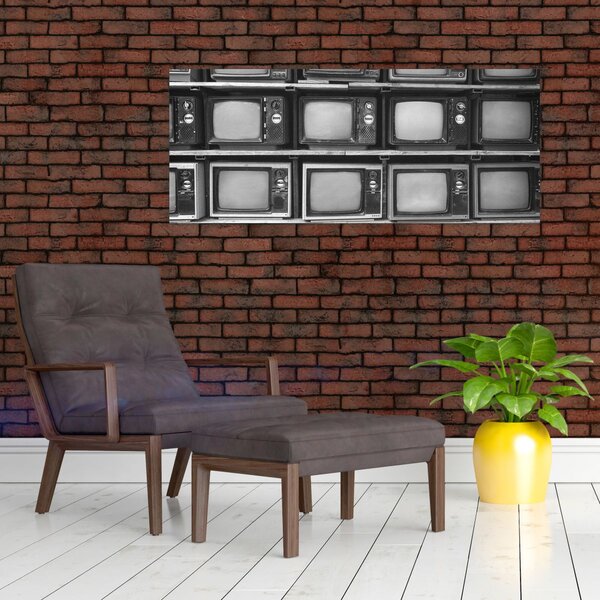 Tablou - Retro TV (120x50 cm)