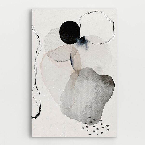 Tablou Canvas, 20x30cm, Dormitor si Living, Abstracte, Minimaliste, Water Color Art