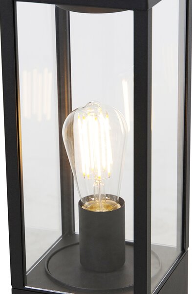 Lampă inteligentă de exterior neagră 40 cm IP44 incl. WiFi ST64 - Charlois