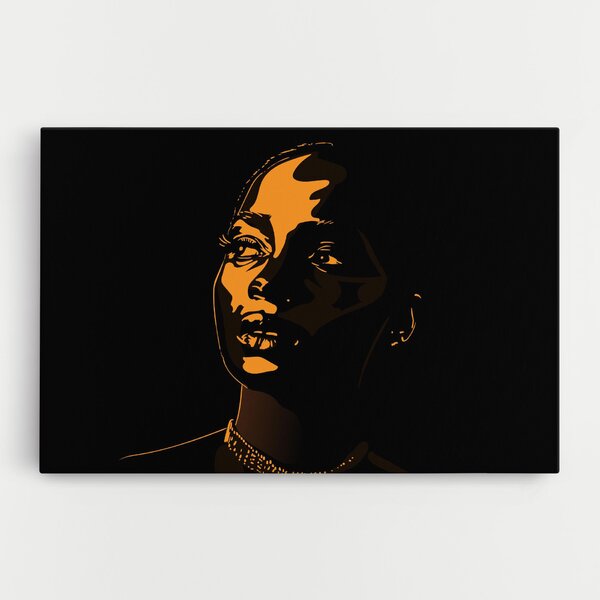 Tablou Canvas, 20x30cm, Dormitor si Living, Femei, Femei africane, African Yellow Light