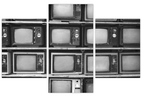 Tablou - Retro TV (90x60 cm)
