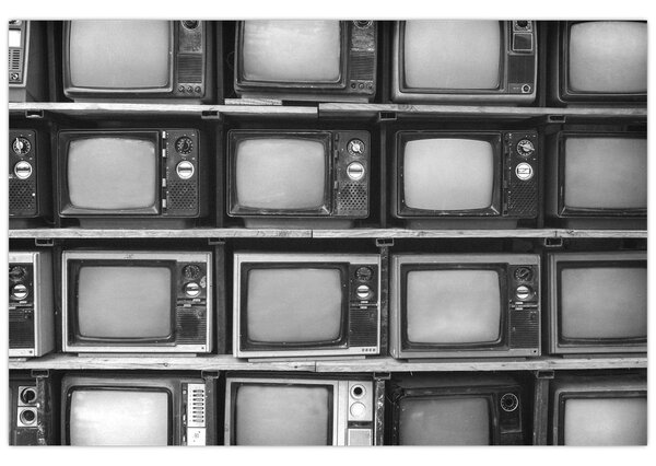 Tablou - Retro TV (90x60 cm)