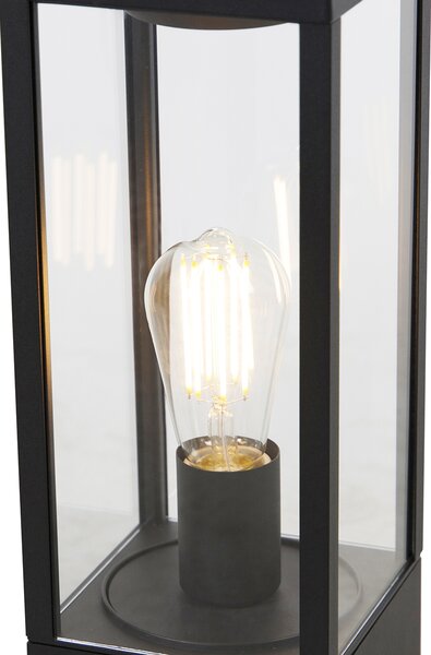 Lampă de exterior inteligentă cu stativ negru 40 cm inclusiv Wifi ST64 - Charlois