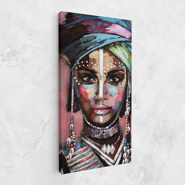 Tablou Canvas, 40x80cm, Dormitor si Living, Femei, Femei africane, Zola