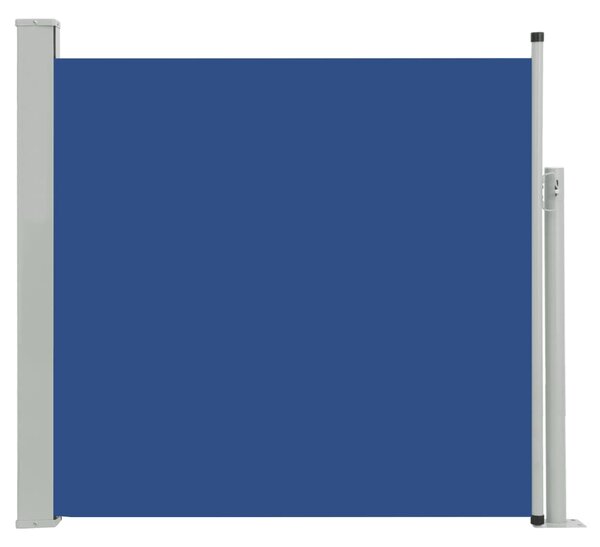 Copertină laterală retractabilă de terasă, albastru, 170x300 cm