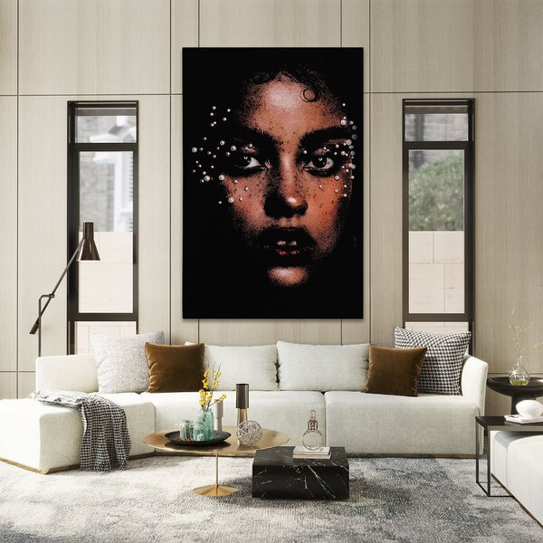 Tablou Canvas, 20x30cm, Dormitor si Living, Femei, Porterete, Pearl Portrait