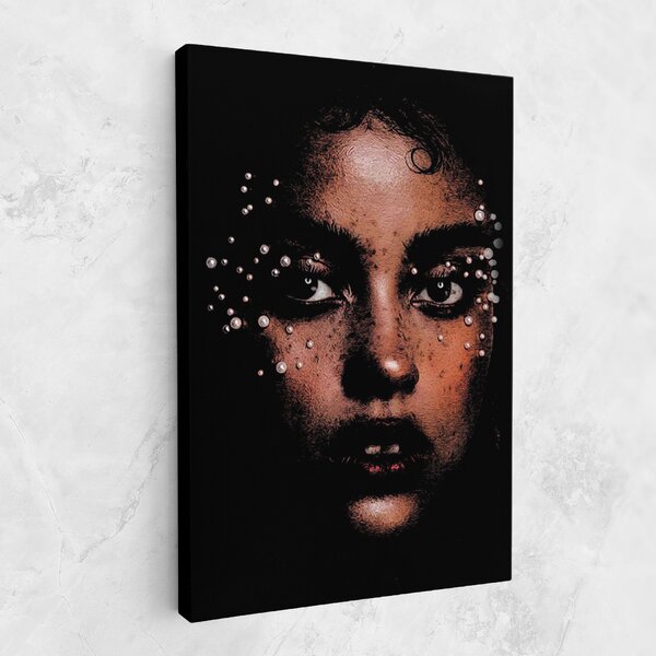 Tablou Canvas, 20x30cm, Dormitor si Living, Femei, Porterete, Pearl Portrait
