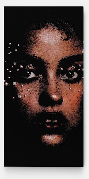Tablou Canvas, 40x80cm, Dormitor si Living, Femei, Porterete, Pearl Portrait