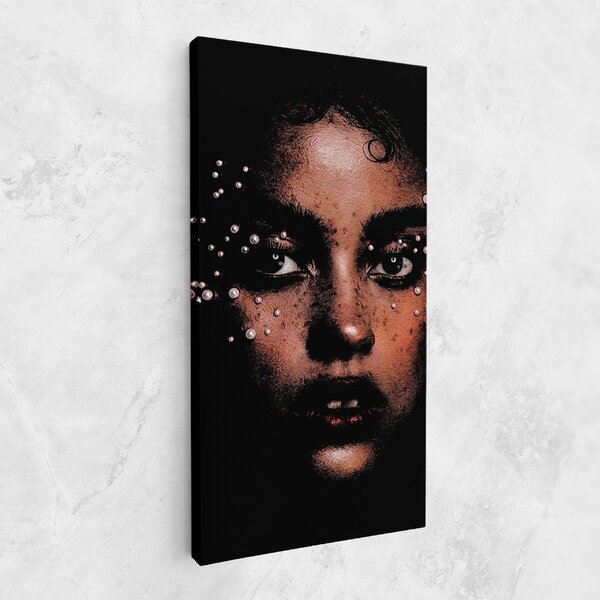 Tablou Canvas, 40x80cm, Dormitor si Living, Femei, Porterete, Pearl Portrait