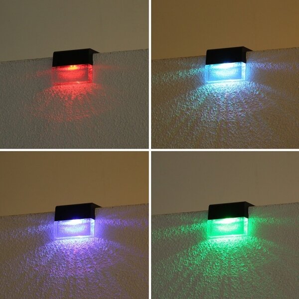 SET 6x aplică LED RGB solară Immax 08501C LED/1W/1,2V 3500K IP65