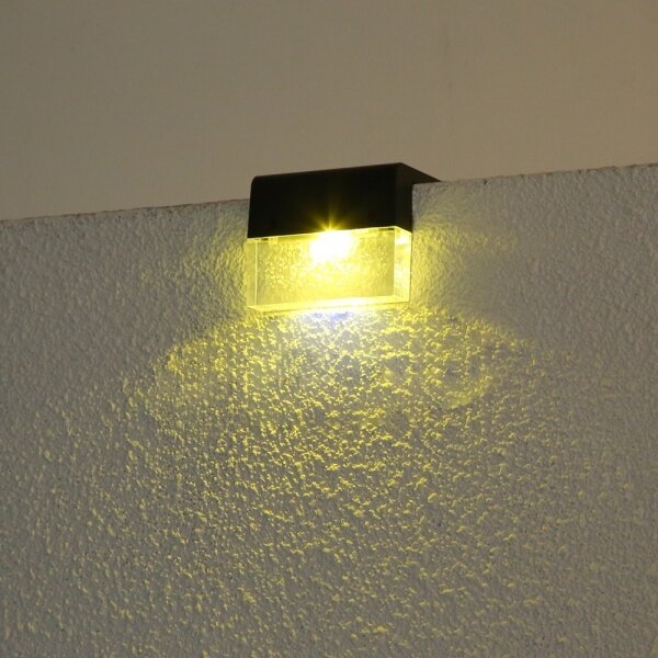 Immax 08501L - Set 2x LED RGB lampă solară de perete LED/1W/1,2V 3500K IP65