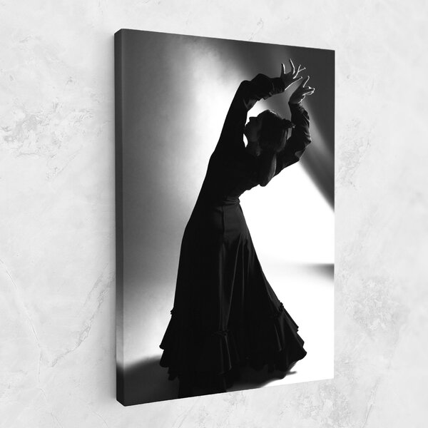 Tablou Canvas, 20x30cm, Dormitor si Living, Femei, Siluete, Full Shot Dancer