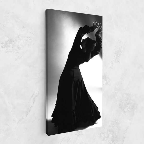 Tablou Canvas, 40x80cm, Dormitor si Living, Femei, Siluete, Full Shot Dancer
