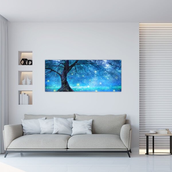 Tablou - Pădure mistică (120x50 cm)