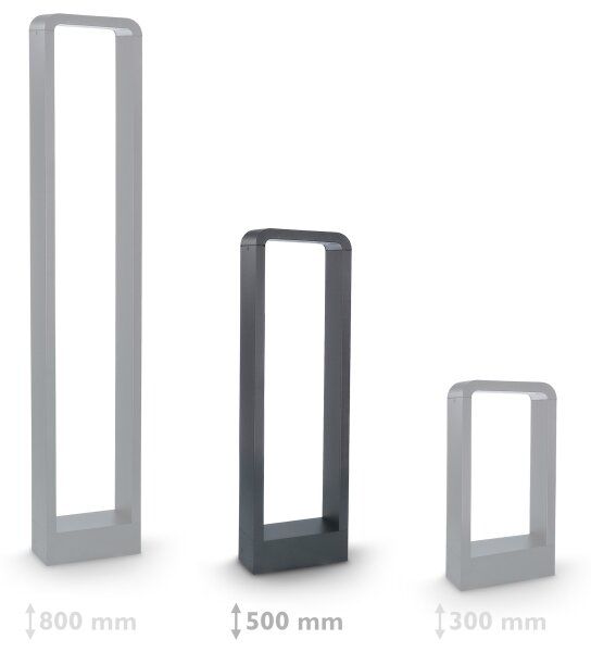 Lampă LED de exterior Brilagi BARI LED/7W/230V 3000/4000/6000K antracit IP54 50 cm