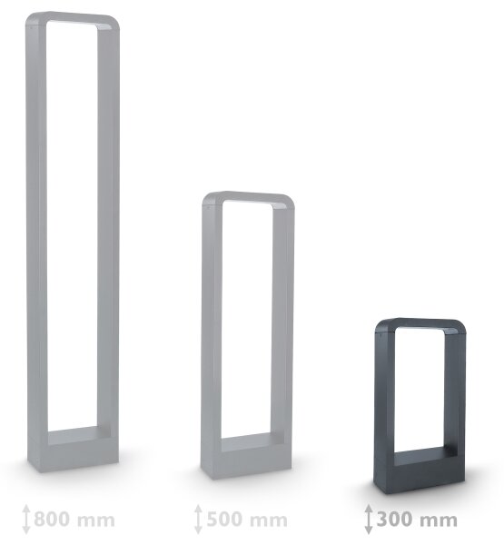 Lampă LED de exterior Brilagi BARI LED/7W/230V 3000/4000/6000K antracit IP54 30 cm