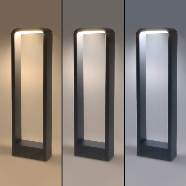 Lampă LED de exterior Brilagi BARI LED/7W/230V 3000/4000/6000K antracit IP54 50 cm