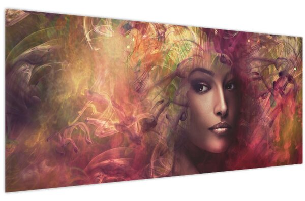 Tablou - Femeie de fantezie (120x50 cm)