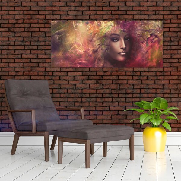 Tablou - Femeie de fantezie (120x50 cm)