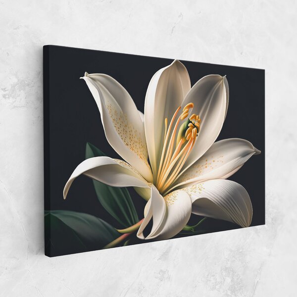 Tablou Canvas, 20x30cm, Dormitor si Living, Flori, Crini, Big Lily View