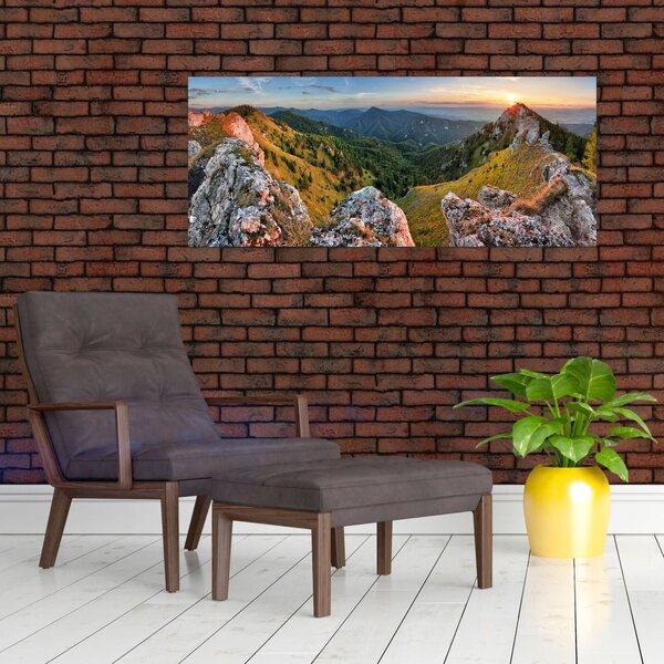 Tablou - Peisaj montan (120x50 cm)