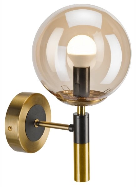 Aplică ROLLO 1xE14/5W/230V auriu/fumuriu bej