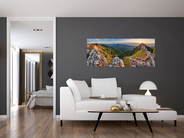 Tablou - Peisaj montan (120x50 cm)