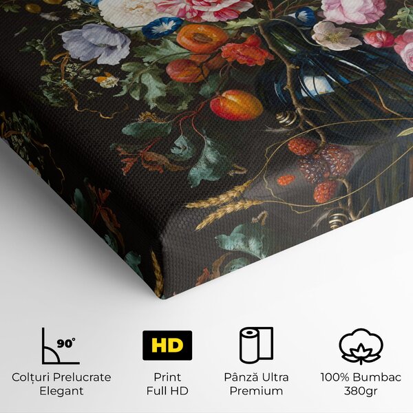 Tablou Canvas, 40x80cm, Dormitor si Living, Flori, Flori in vaza, Blossom Of Life