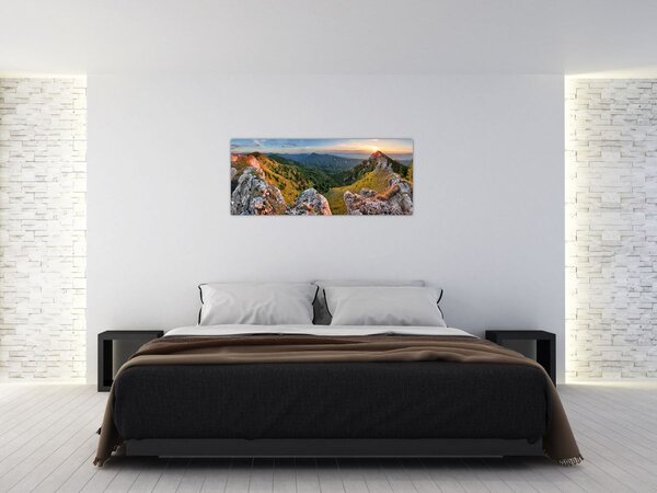 Tablou - Peisaj montan (120x50 cm)