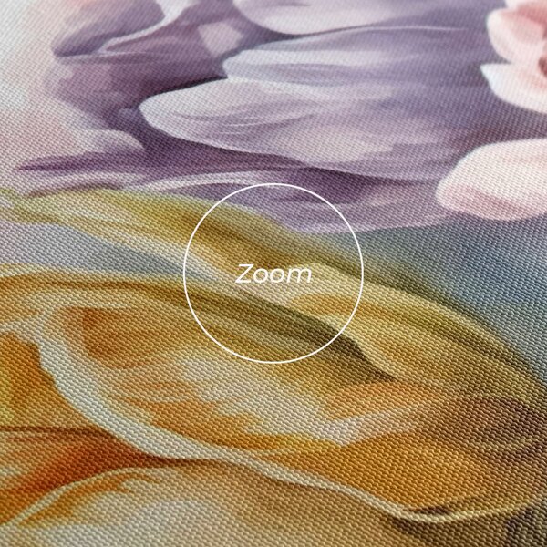 Tablou Canvas, 40x80cm, Dormitor si Living, Flori, Lalele, Pastel Tulips