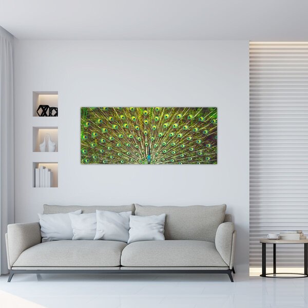 Tablou - Peacock (120x50 cm)