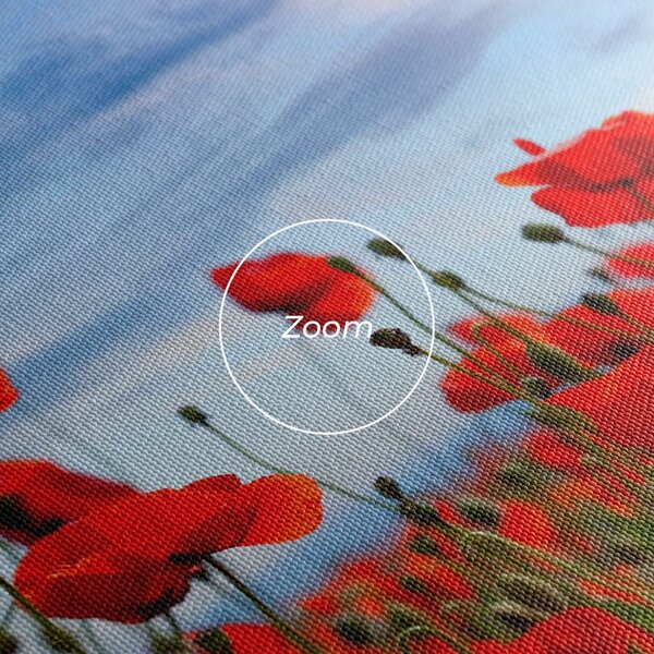 Tablou Canvas, 20x30cm, Dormitor si Living, Flori, Maci, Poppy Field