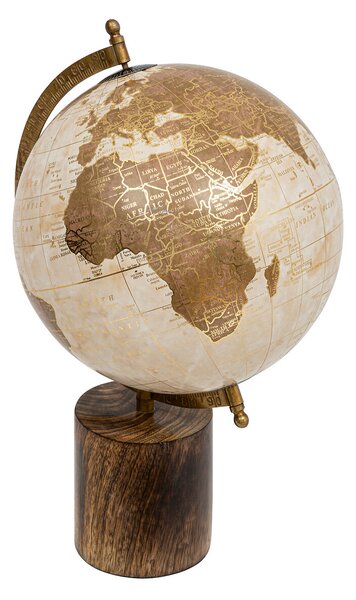 Glob decorativ baza de lemn de mango EXOTIC PANAMA, 35 cm