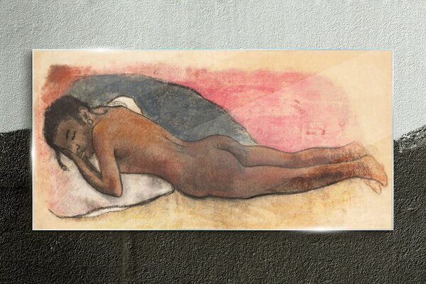 Tablou sticla Femei goale Gauguin