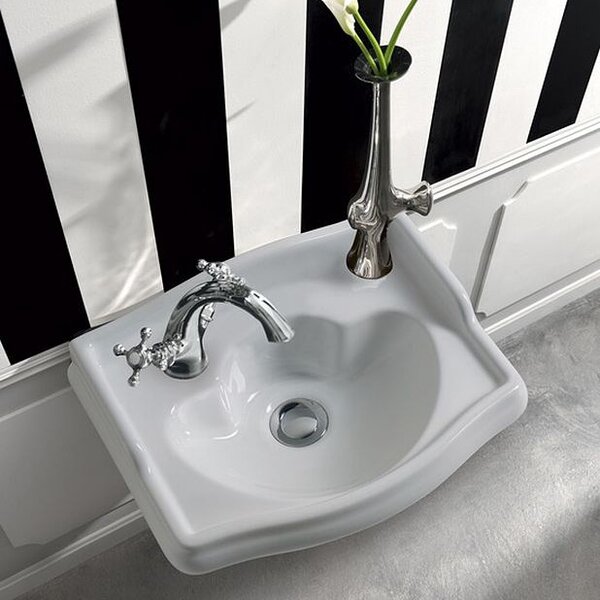 Kerasan Retro lavoar 41x32 cm clasică alb luciu 103301