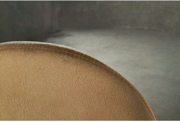 Scaun tapitat K392, gri/maro, 53x60x82 cm