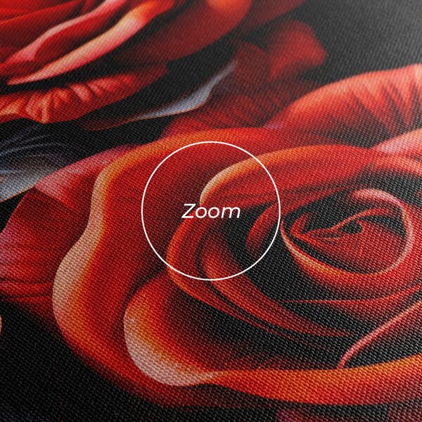 Tablou Canvas, 20x30cm, Dormitor si Living, Flori, Trandafiri, Red Grey Rose
