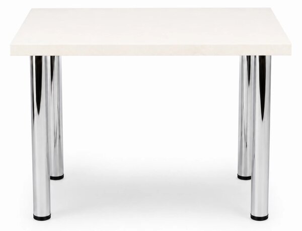 Masa de bucatarie DENVER, blat termorezistent marmura alba, 80x55x75 cm