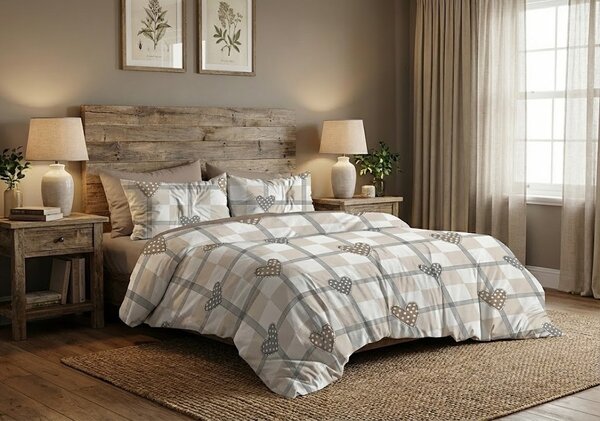 LENJERIE FINET 6 PIESE CU HUSĂ – 160×200 ȘI 180×200 (MADISON-VHH)