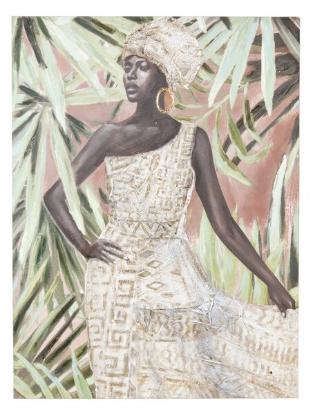 Tablou portret femeie CANVAS 90 X 2,80 X 120 CM