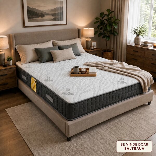 Saltea ortopedica DENVER Gold, 180X200X25 cm, 2 fete vara-iarna