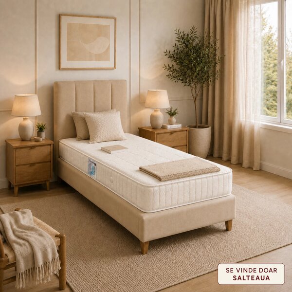 Saltea ortopedica DENVER Silver, 100X190x21 cm, 2 fete vara-iarna