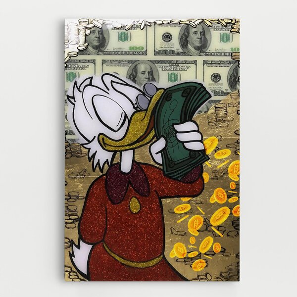 Tablou Canvas, 20x30cm, Dormitor si Living, Moderne, Digitale, Smell Like Money