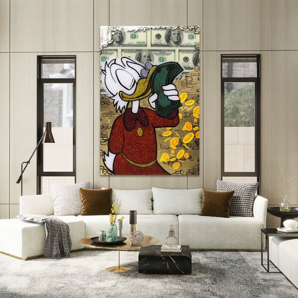 Tablou Canvas, 20x30cm, Dormitor si Living, Moderne, Digitale, Smell Like Money